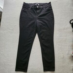 Workshop Jeans Womens 18W Black Skinny Stretch 38W 27.5L Denim Curvy Goth Plus
